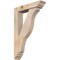 Ekena Millwork Funston Traditional Smooth Bracket w/ Offset Brace, Douglas Fir, 5 1/2"W x 24"D x 36"H BKT0604X24X36FST01SDF - alternate 1